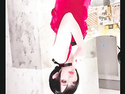 爆机少女喵小吉经典Cos《生化危机》艾达王赤裸诱惑 性感小逼逼待茎插入