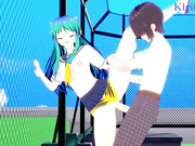 Lum and I have intense sex on the rooftop. - Urusei Yatsura (2022) Hentai