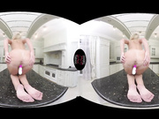 Delicious cute girl Vinna with warm pink pie