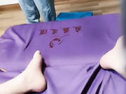 探访按摩店✨按摩店捉奸对白碉堡了，大神忽悠老婆一起玩双飞