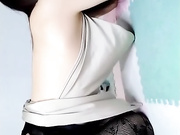 爆裂黑絲網襪極品翹臀_粗大陽具後入極品小母狗