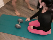 漂亮熟女人妻 啊射在我屁眼里 在家练瑜伽被撅着大白啪啪无套输出 插了肥穴再爆菊花 内射