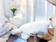 黑丝高跟露脸极品风骚小少妇的诱惑，无毛白虎逼坐插金枪不倒大鸡巴倒模，浪叫不断高潮不止道具爆菊花好刺激