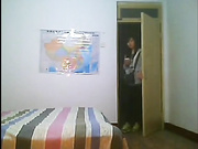 漂亮文静妹子在教工宿舍与老师做爱视频分手后遭流出 素颜美女