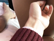 某大学学长带着性感丝袜短裙小师妹酒店啪啪,开始害羞不怎么玩,把逼逼摸出水后,隔着内裤插了进去,极品骨感美女!