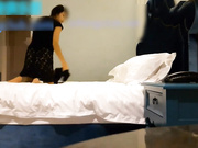 青岛酒店约操朋友介绍的95年美少妇娜娜,开始装纯说：大姨妈来了,不让操,调教后强行拉掉内裤爆操!国语