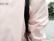 牛逼主播楠楠野外露出勾引摩的司机打野战（