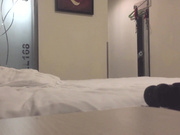 国产CD系列伪娘莉娜和读大二的学弟小旅馆缠绵 黑丝坐骑很给力