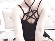 思雨女神性感黑色吊带爆草颜射